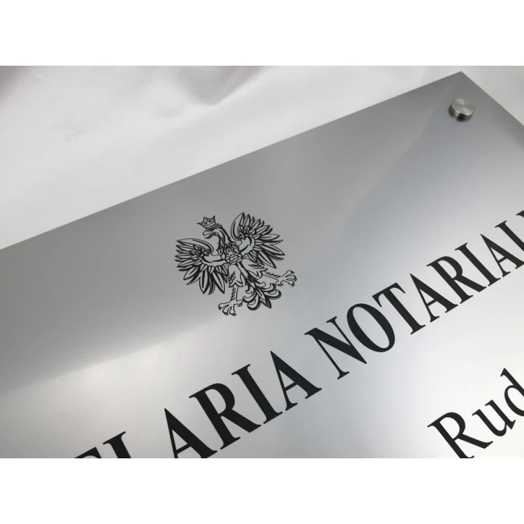 NOTARY SIGN - main double-surname sign for civil partnership - SZ025 - size 50x40cm