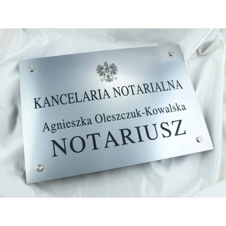 NOTARY SIGN - main sign - SZ015 - size 500x350mm