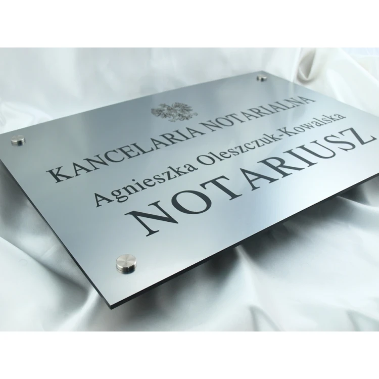 NOTARY SIGN - main sign - SZ015 - size 500x350mm