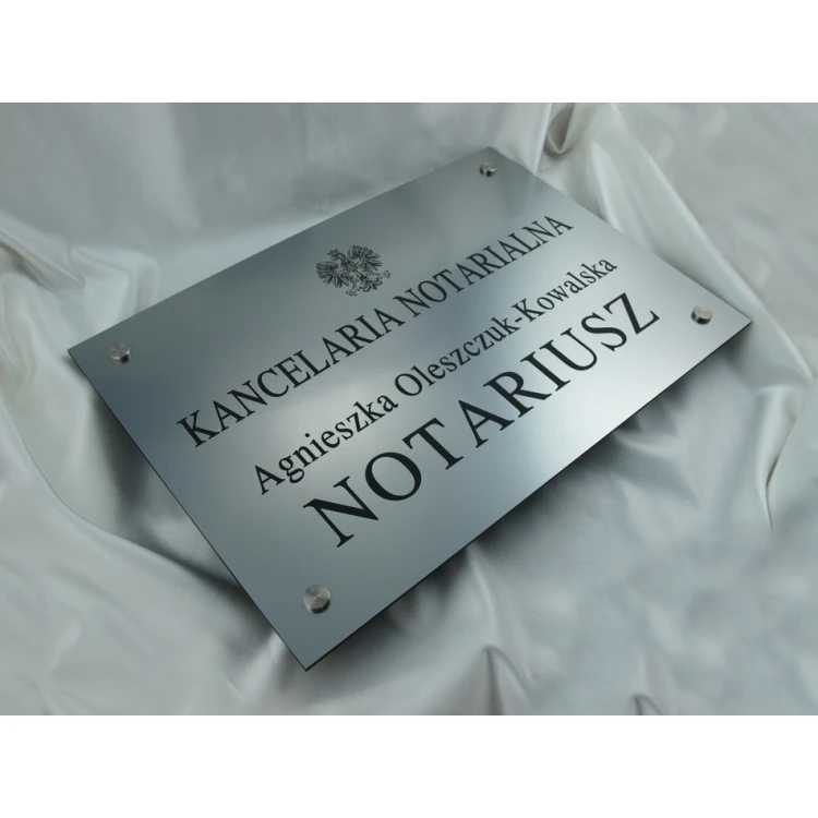 NOTARY SIGN - main sign - SZ015 - size 500x350mm