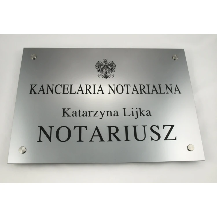 NOTARY SIGN - main sign - SZ015 - size 500x350mm