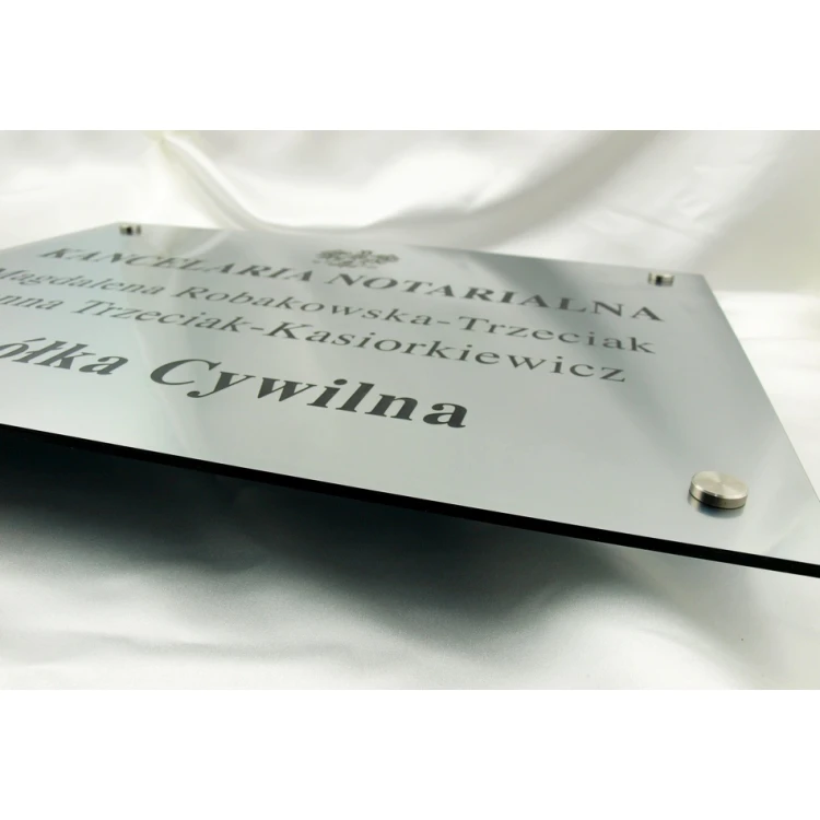 NOTARY SIGN - main double-surname sign for civil partnership - SZ025 - size 50x40cm