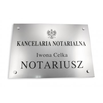 NOTARY SIGN - main sign - SZ015 - size 500x350mm