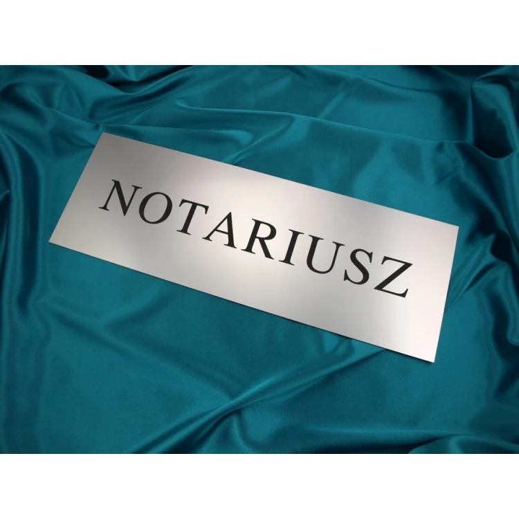 NOTARY SIGN - with the inscription NOTARY - SZ021 - dim. 500x175mm