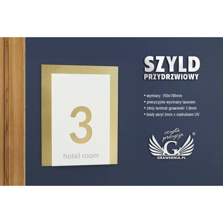 Door Sign - size 150x195mm - SPD005