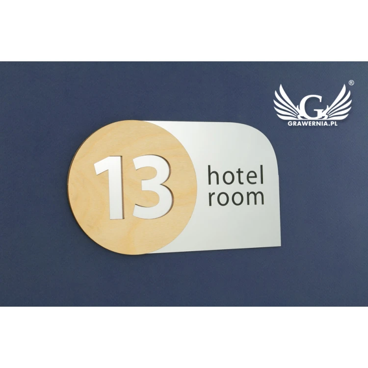 Door Sign - size 189x109mm - SPD008