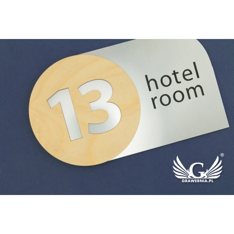 Door Sign - size 189x109mm - SPD008