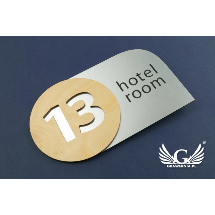 Door Sign - size 189x109mm - SPD008