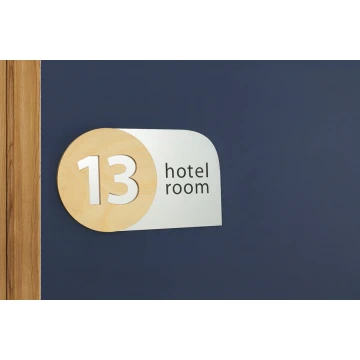 Door Sign - size 189x109mm - SPD008
