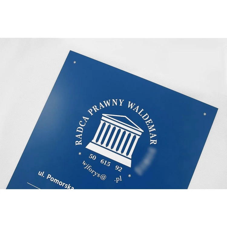 Legal Counsel Sign - Blue Laminate - SZ085 - Size 600x450mm