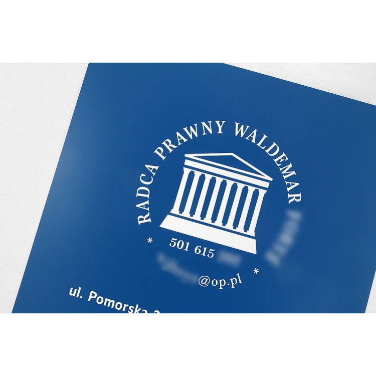 Legal Counsel Sign - Blue Laminate - SZ085 - Size 600x450mm