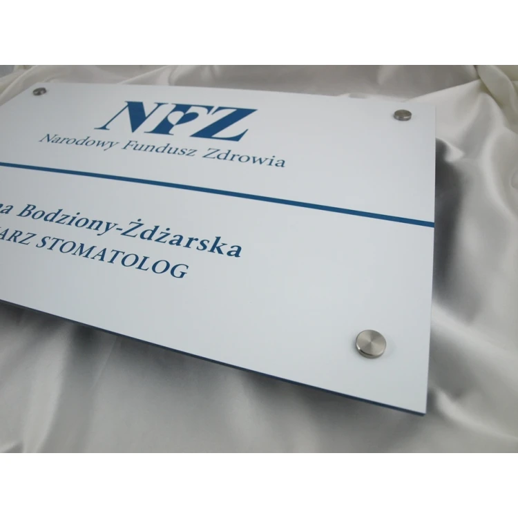 DENTIST'S SIGN - main sign - SZ040 - size 550x350mm