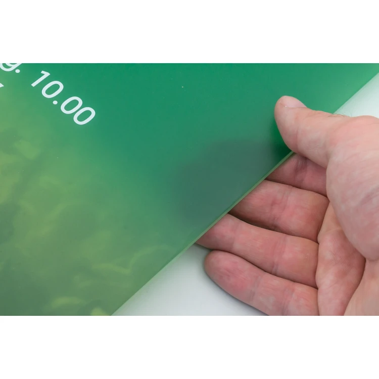 Plexiglass Matte Shield 3mm thick for window mounting with suction cups - UV print - frost white semi-transparent plexi - dimensions 400x300mm - UV print - SZ147