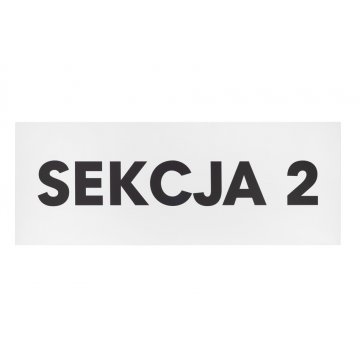 Plaque with any text - size 800x300mm - PVC - UV print - SZUV034