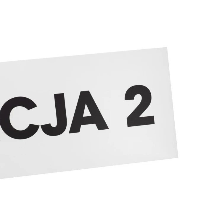 Plaque with any text - size 800x300mm - PVC - UV print - SZUV034