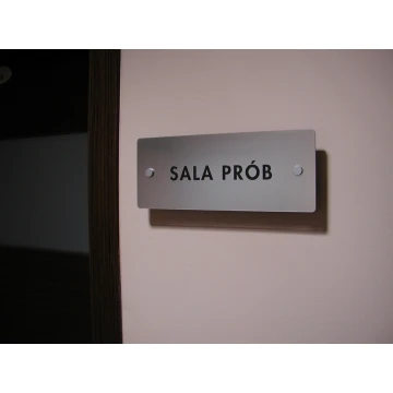 PLAQUE with SPACERS - size 250x100mm