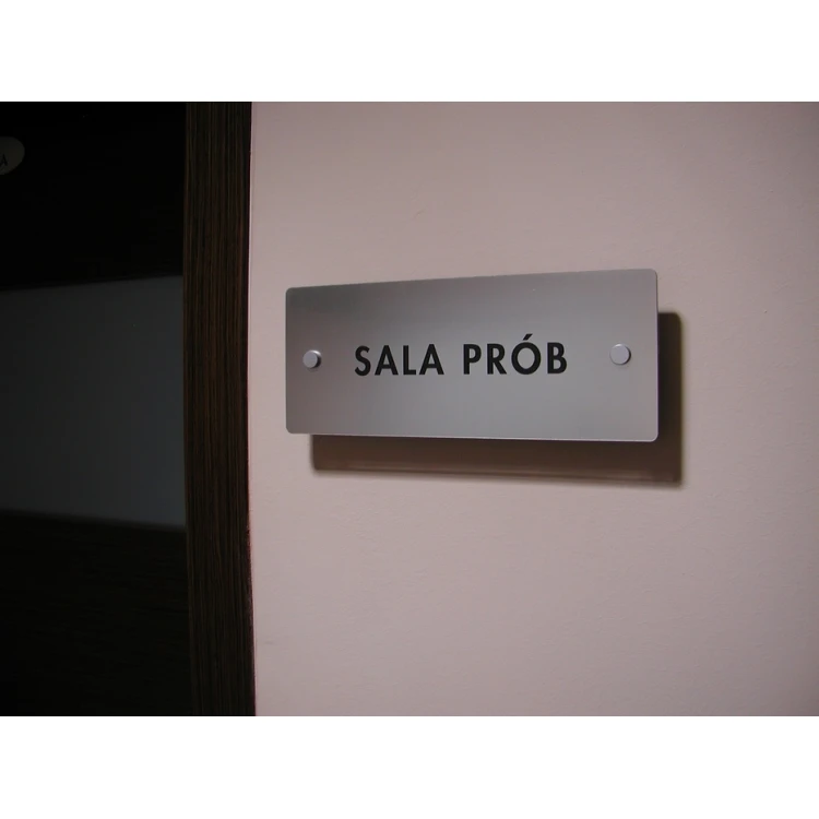 PLAQUE with SPACERS - size 250x100mm
