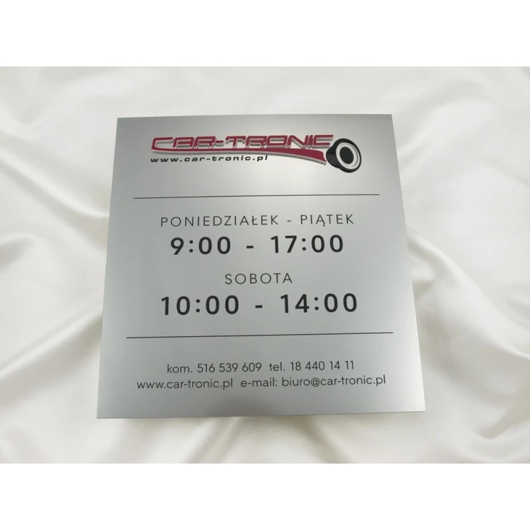 Plaque with Raised Lettering - SZ010 - Size 275x250mm