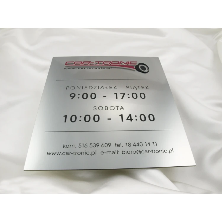 Plaque with Raised Lettering - SZ010 - Size 275x250mm