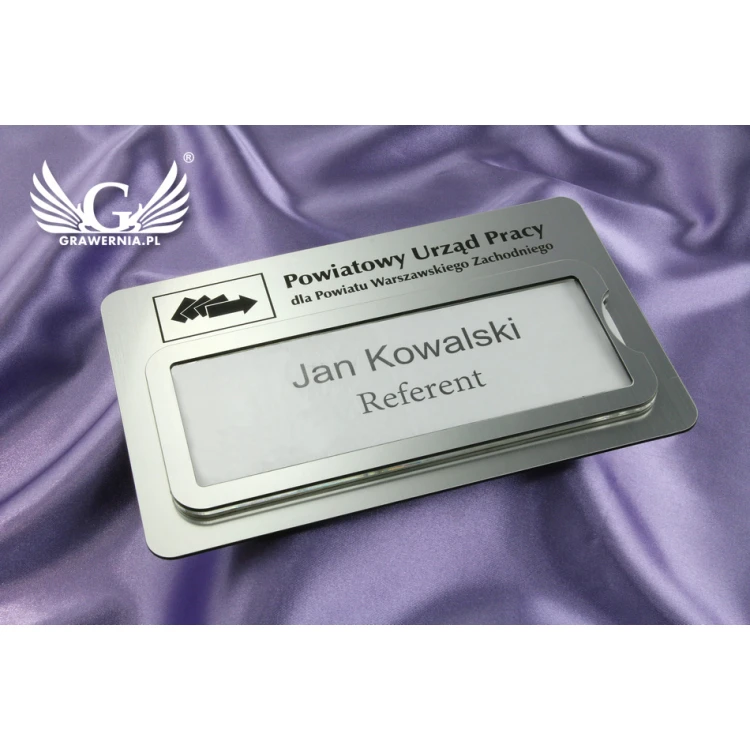 Plaque with window - dim. 210x134mm - SZK009