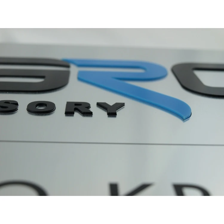 Plaque with embossed logo - SZ039 - size 400x300mm