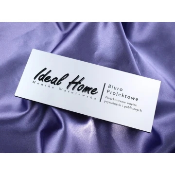Plaque with embossed logo - SZ181 - size 200x80mm