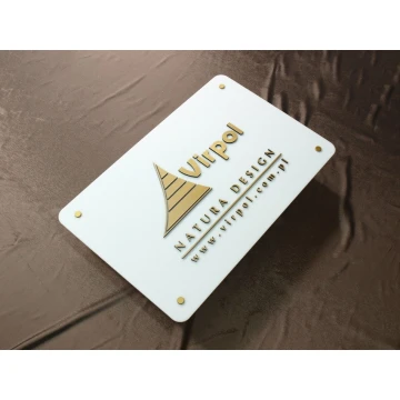 PLAQUE WITH CONVEX LOGO OF YOUR COMPANY - SZ022 - size 700x450mm