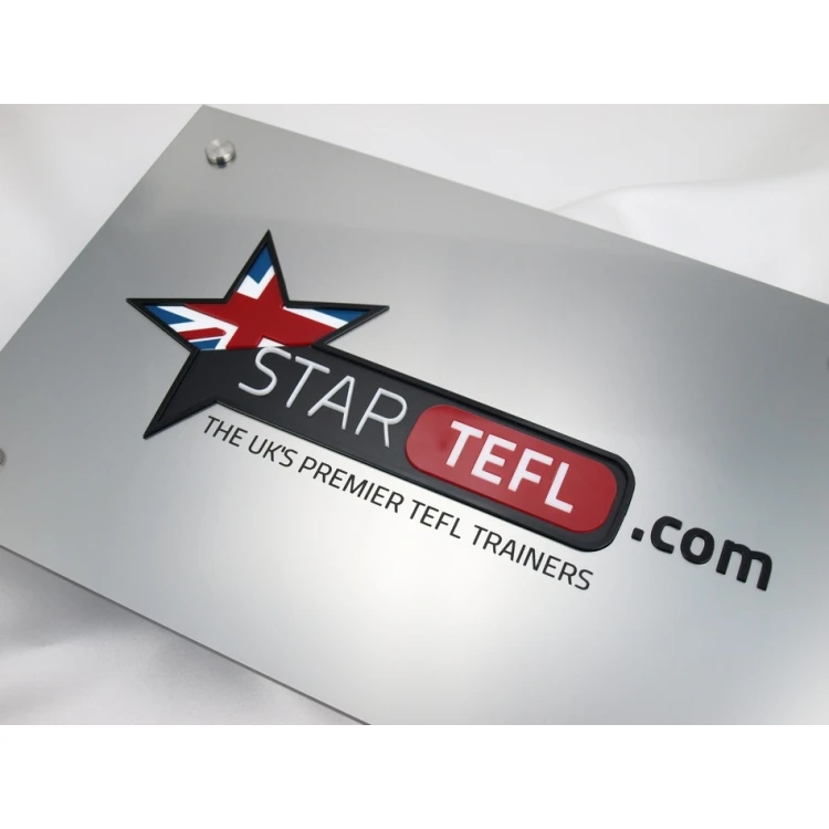 PLAQUE WITH CONVEX LOGO OF YOUR COMPANY - SZ023 - size 297x210mm (A4)