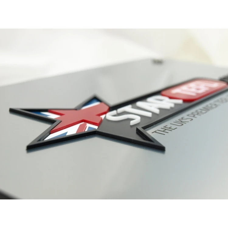 PLAQUE WITH CONVEX LOGO OF YOUR COMPANY - SZ023 - size 297x210mm (A4)