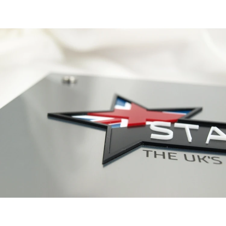 PLAQUE WITH CONVEX LOGO OF YOUR COMPANY - SZ023 - size 297x210mm (A4)