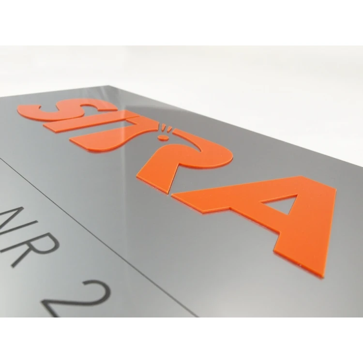 PLAQUE WITH CONVEX LOGO OF YOUR COMPANY - SZ0128 - size 400x300mm