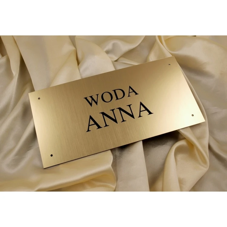 Gold Plaque - SZ009 - size 300x150mm