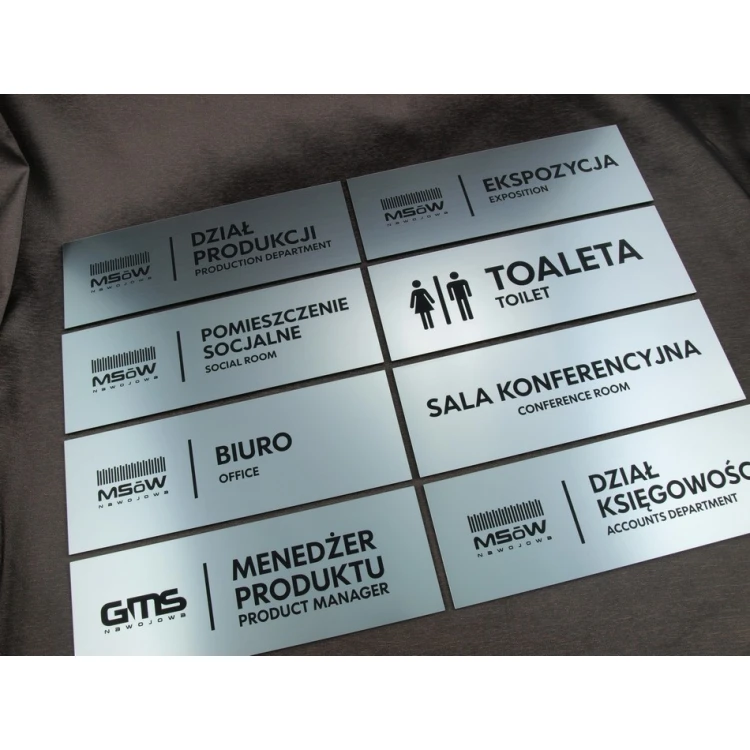 Plaques for Company, Office, Hotel - SZ052 - Size 230x80mm