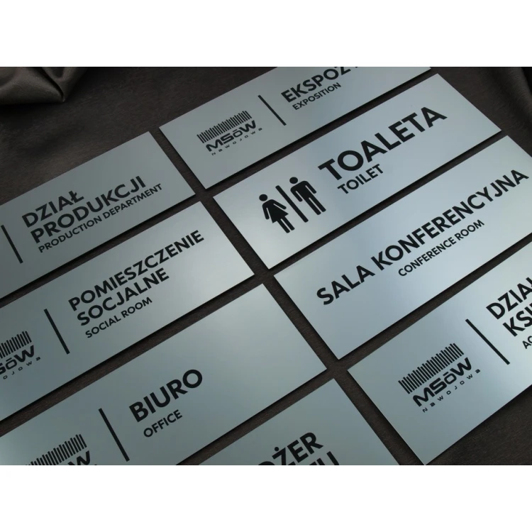 Plaques for Company, Office, Hotel - SZ052 - Size 230x80mm
