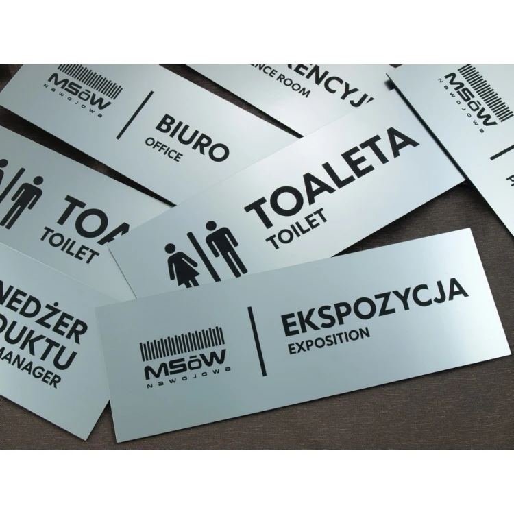 Plaques for Company, Office, Hotel - SZ052 - Size 230x80mm
