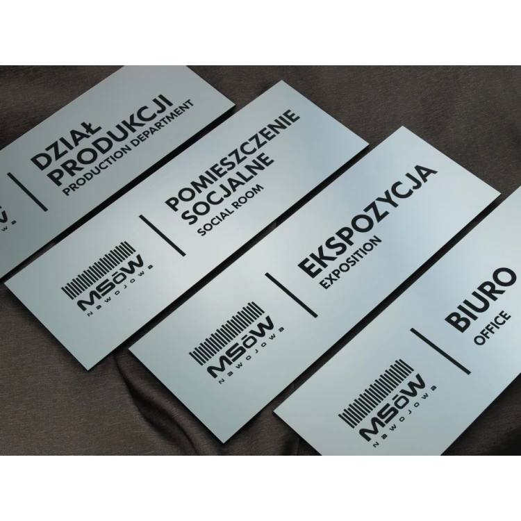 Plaques for Company, Office, Hotel - SZ052 - Size 230x80mm