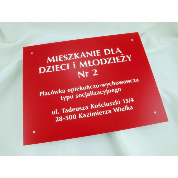 SIGNS FOR CARE AND EDUCATION FACILITIES - red - SZ058 - size 36x28cm