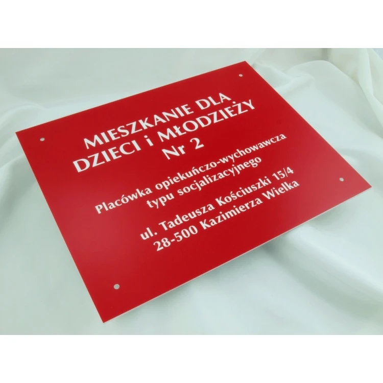 SIGNS FOR CARE AND EDUCATION FACILITIES - red - SZ058 - size 36x28cm