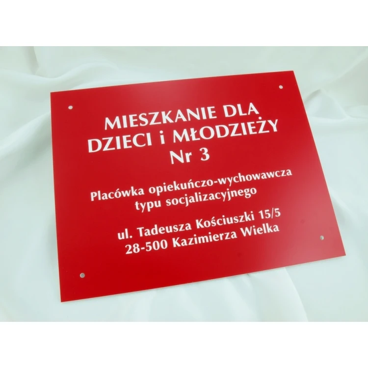 SIGNS FOR CARE AND EDUCATION FACILITIES - red - SZ058 - size 36x28cm