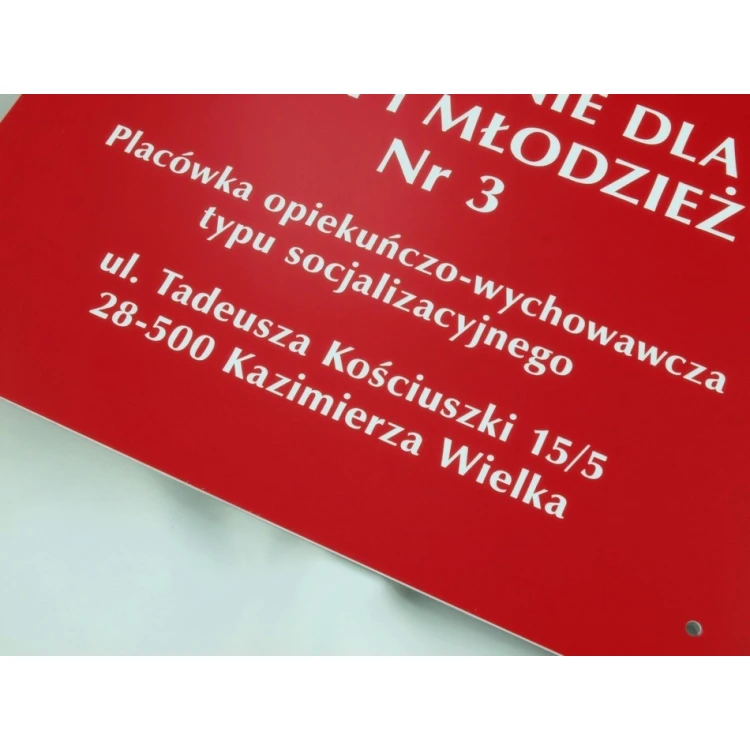 SIGNS FOR CARE AND EDUCATION FACILITIES - red - SZ058 - size 36x28cm