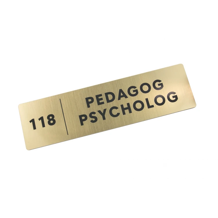 Plaques for school, office, hotel - SZ138 - size 290x80mm