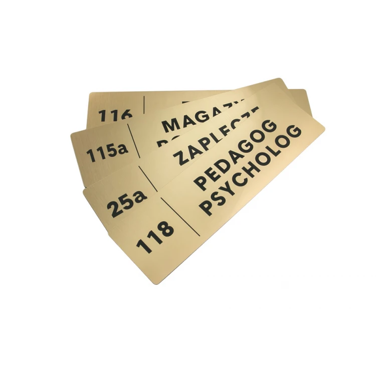Plaques for school, office, hotel - SZ138 - size 290x80mm