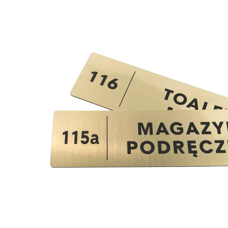 Plaques for school, office, hotel - SZ138 - size 290x80mm