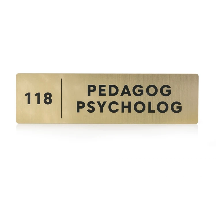 Plaques for school, office, hotel - SZ138 - size 290x80mm