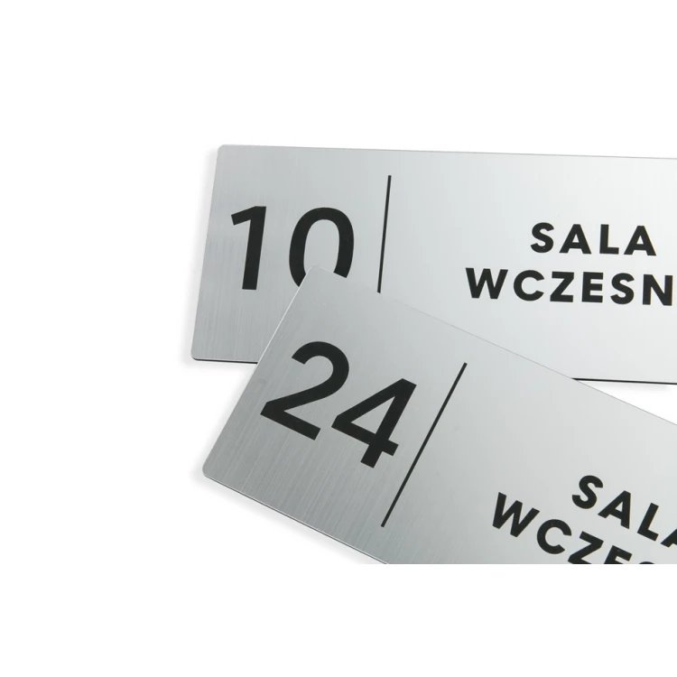 Plaques for school, office, hotel - SZ138 - size 290x80mm