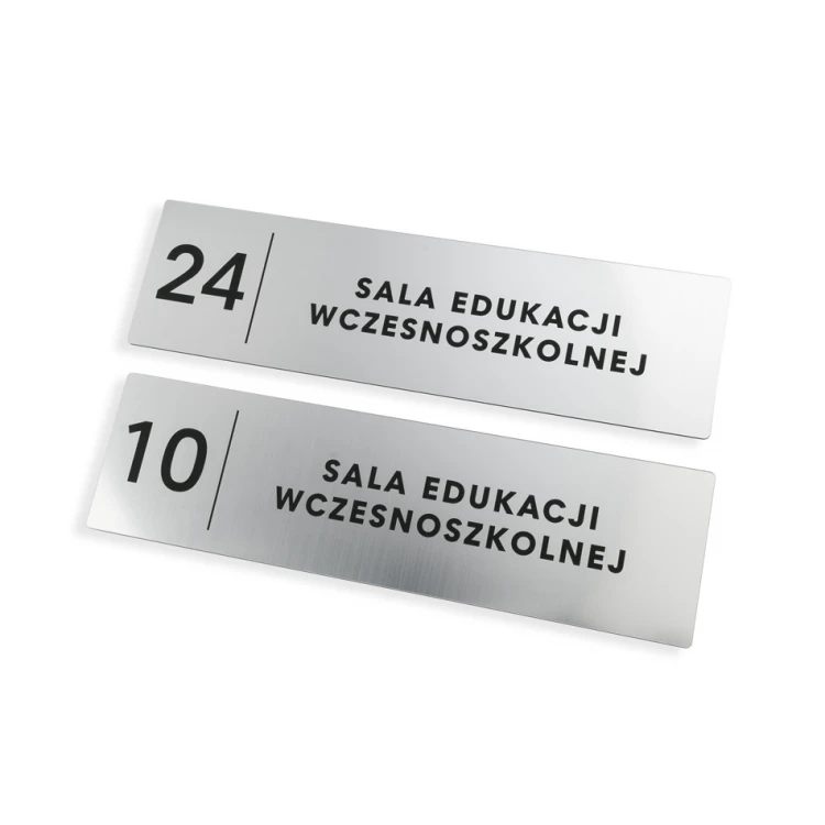Plaques for school, office, hotel - SZ138 - size 290x80mm