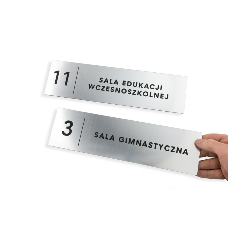 Plaques for school, office, hotel - SZ138 - size 290x80mm