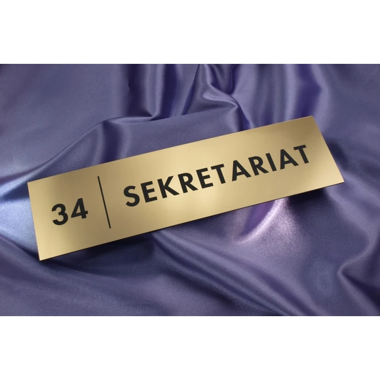 Signs for School and Office - 29x8cm - Rectangular Corners