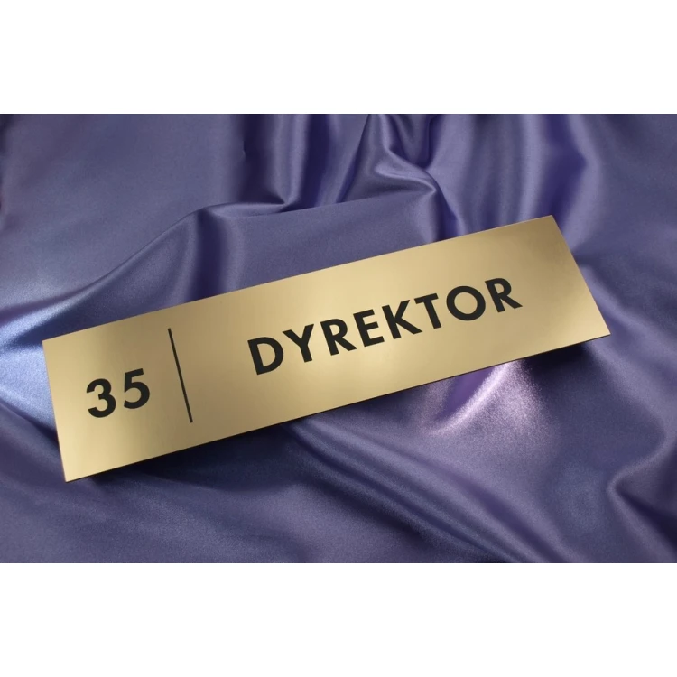 Signs for School and Office - 29x8cm - Rectangular Corners