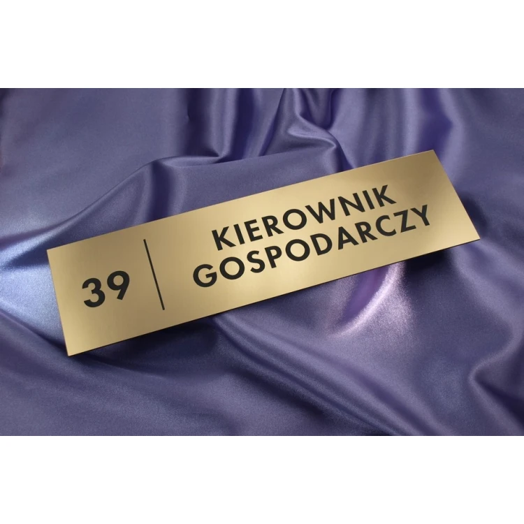 Signs for School and Office - 29x8cm - Rectangular Corners
